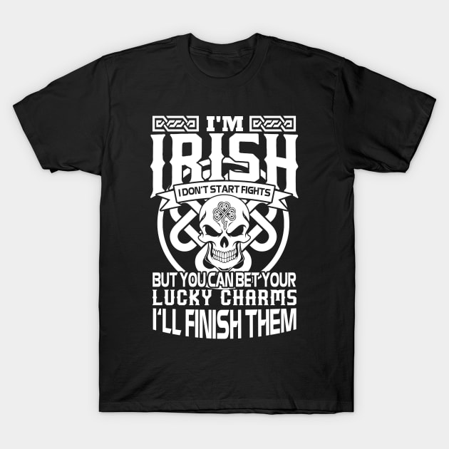 PATRICK DAY, Irish Lucky charms T-Shirt by tabaojohnny